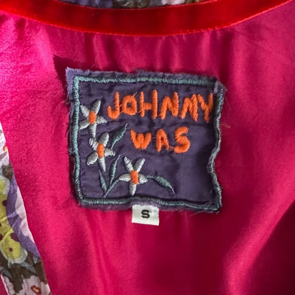 JOHNNY WAS PINK EMBROIDERED BOHO TUNIC TOP SZ S - Picture 3 of 9